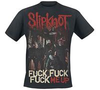Slipknot Fuck Me Up Men T-Shirt Black S, 100% Cotton, Regular