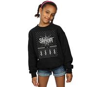 Slipknot Girls 9 Point Christmas Sweatshirt 12-13 years Black