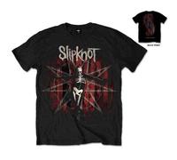 Slipknot Men's T-Shirt The Gray Chapter Star - Short Sleeve - Black, Large