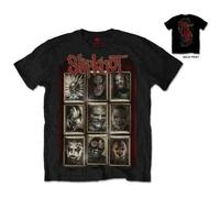 Slipknot Gray Chapter T-Shirt in Black | Size: Small Slipknot Black S