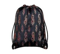 Slipknot Gym Draw String Bag Rusty Band Logo Official Black One Size