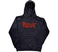 Slipknot Hoodie Band Logo Official Unisex Navy Blue Pullover S