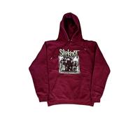 Slipknot Hoodie Barcode Photo Band Logo new Official Unisex Maroon Red Pullover