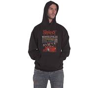 Slipknot Hoodie Minneapolis 2009 Band Logo Official Mens Black Pullover S