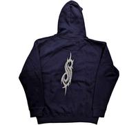 Slipknot Hoodie Splatter Band Logo new Official Unisex Navy Blue Pullover