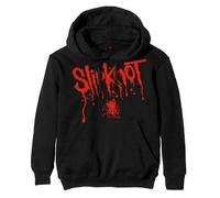 Slipknot Hoodie Splatter Band Logo Official Licensed Unisex Black