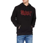 Slipknot Men's Logo Long Sleeve Hoodie, Black, X-large - slipknot hoodie logo hooded top official black mens rock metal stone sour new merch