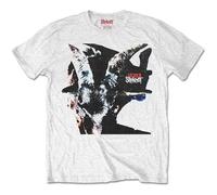Slipknot Iowa Goat Shadow T-Shirt in White | Size: XL Slipknot White XL