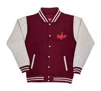 Slipknot Jacket 9 Point Star Band Logo new Official Unisex Maroon Varsity