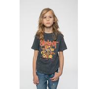 Slipknot Kids Liberate Dye Wash Tee in Grey | Size: 7-8 Years Slipknot Grey 7-8 Years
