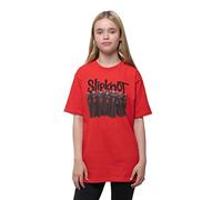 Slipknot Kids T Shirt Choir Band Logo Official Red (Ages 5-14 yrs) Large (9/10 Yrs