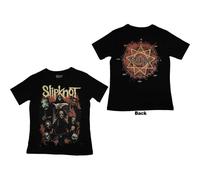 Slipknot Ladies T-Shirt: Come Play Dying Back Print, Metal Band Merch, Rock Tee