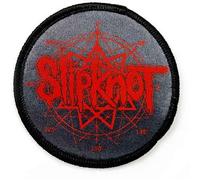 Slipknot Logo & Nonagram Standard Printed Patch in Black Slipknot Black