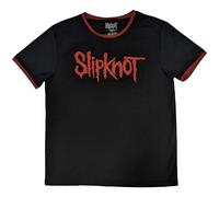 Rock Off officially licensed products Slipknot Band Logo Ringer T Shirt M Black