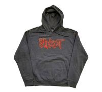 Slipknot Men's Back Print Logo Pullover Hoodie in Grey | Size: Medium Slipknot Grey M