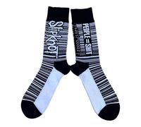 Slipknot Men's Barcode Ankle Socks in Black | Size: 4-7 Slipknot Black 4-7
