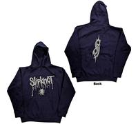 Slipknot Men's Blood Splatter Pullover Hoodie in Navy | Size: Large Slipknot Navy L