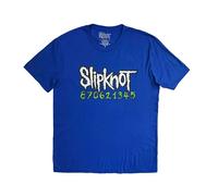 Slipknot Men's Don´t Ever Judge Me T-Shirt in Bright Blue | Size: Medium Slipknot Bright Blue M