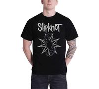 Slipknot Men's Goat Star Logo T-Shirt in Black | Size: Medium Slipknot Black M