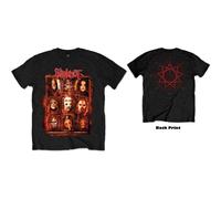 Slipknot Men's Rusty Face Short Sleeve T-Shirt, Black, Large