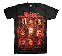 Slipknot Men's Rusty Face Short Sleeve T-Shirt, Black, Medium