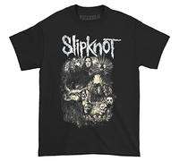 Slipknot Men's Skull Group T-Shirt, Black, Small