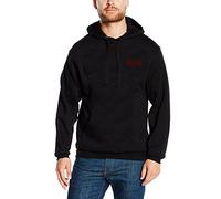 Slipknot Men's Skull Teeth Hoodie – Zipper, 80% Cotton/20% Polyester – Black Medium