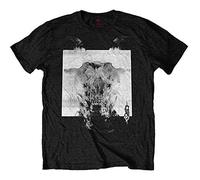 Slipknot Mens T-Shirt Devil Single Black & White (Back Print)