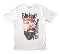 Slipknot Men's The End, So Far Cotton T-Shirt in White | Size: Small Slipknot White S