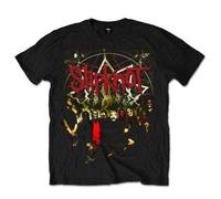 Slipknot Men's Waves T-Shirt in Black | Size: 2XL Slipknot Black 2XL