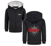 Slipknot Metal-Kids - Star Symbol Kids' hooded jackets black 4 Years
