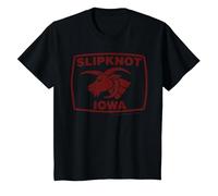 Slipknot Official Goat Crest T-Shirt, Youth, Black, Large