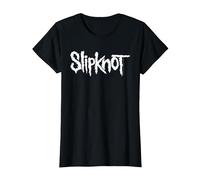 Slipknot Official Plain Logo T-Shirt, Women, Black, X-Small