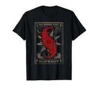 Slipknot Official Tarot Card T-Shirt, Men, Black, Large
