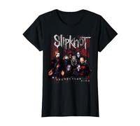 Slipknot Official We are Not Your Kind Group Red T-Shirt, Women, Black, X-Small