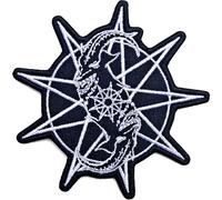 Slipknot Patch Goat Star Band Logo new Official Black Embroidered woven iron on Slipknot Black