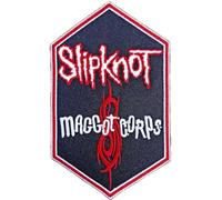 Slipknot Whiskey Patch - Official Maggot Corps Band Logo - Black Woven Iron-On