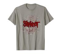 Slipknot Scribble Star Logo T-Shirt, Men, Slate Grey, X-Large