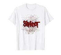Slipknot Scribble Star Logo T-Shirt, Men, White, 4X-Large