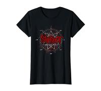 Slipknot Scribble Star Logo T-Shirt, Women, Black, X-Small