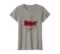 Slipknot Scribble Star Logo T-Shirt, Women, Slate Grey, Medium