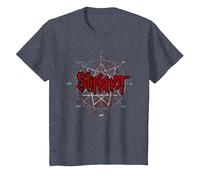 Slipknot Scribble Star Logo T-Shirt, Youth, Heather Blue, 3T