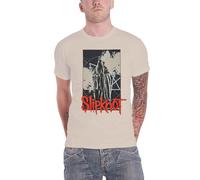 Slipknot Sid Photo Back Print T-Shirt in Light Sand | Size: XL Slipknot Light Sand XL