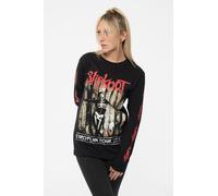Slipknot Skeleton Flag Long Sleeve T-Shirt in Black | Size: 2XL Slipknot Black 2XL