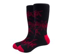 Rock Off Trade Slipknot Socks Band Logo and Nonagram Official Mens Black (UK SIZE 7.5-11.5) One Size (S-1)