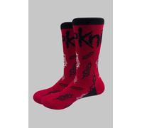 Slipknot Socks Tribal S Band Logo Red Official Licensed Unisex Ankle Gift