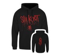 (S, Black) Slipknot Splatter Band Logo Hoodie