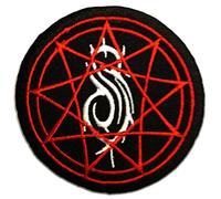 Slipknot Star Logo - Iron on Patches Adhesive Emblem Stickers Appliques, Size: 3.03 x 3.03 inches