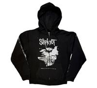 Slipknot Subliminal Verses Zipped Hoodie in Black | Size: Medium Slipknot Black M