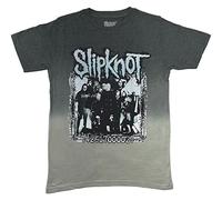 Slipknot T Shirt Barcode Photo Band Logo Official Unisex Dip Dye Grey L